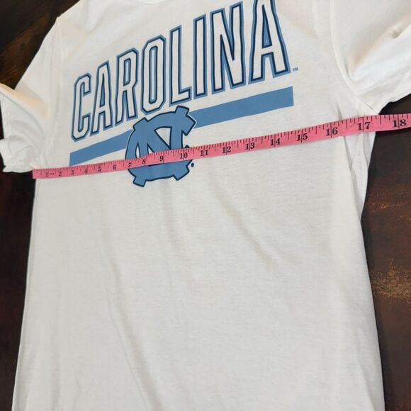 UNC University of North Carolina White t-shirt small Fanatics sportswear NC Blue - Picture 6 of 12